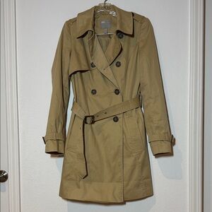 ASOS Classic Tan Trench Coat Size 2